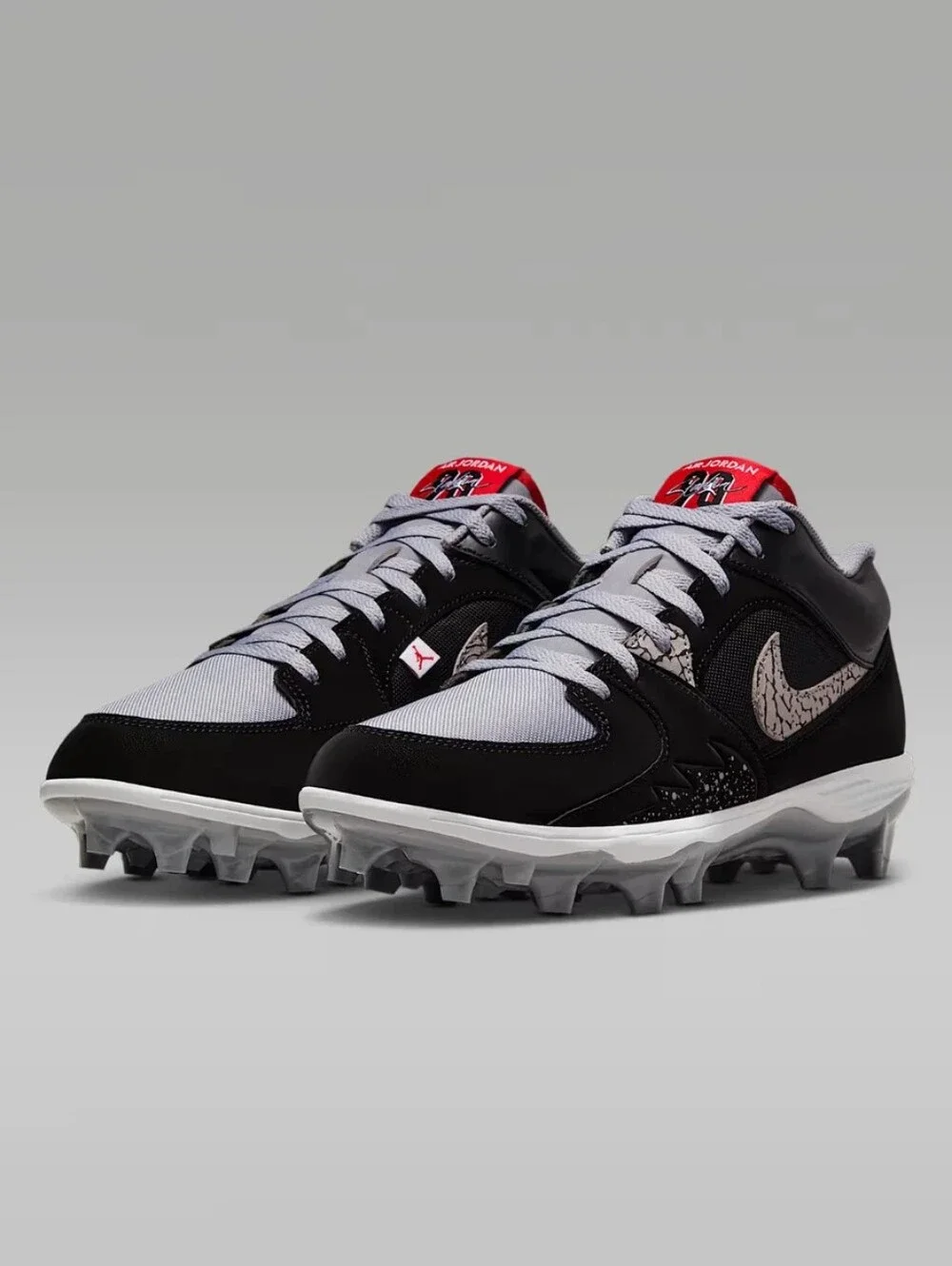 Men's Air Jordan Stadium 90 Cleat 'Black Cement' Football Cleats